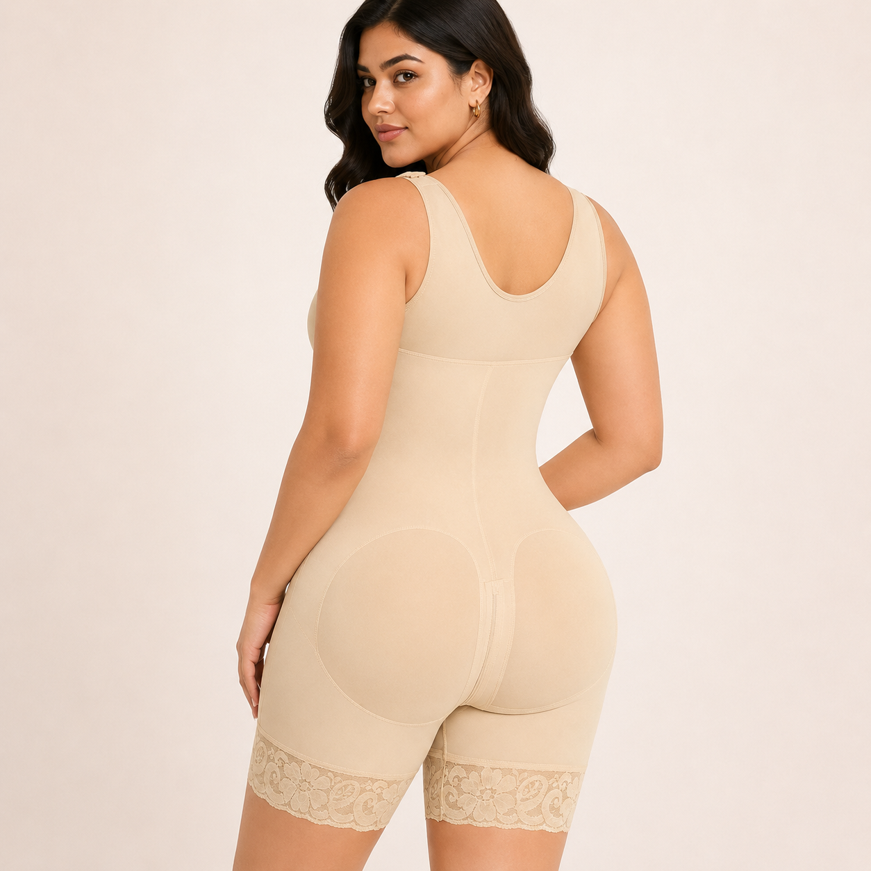 Colombian Full Body Shapewear Faja rear butt lifter view