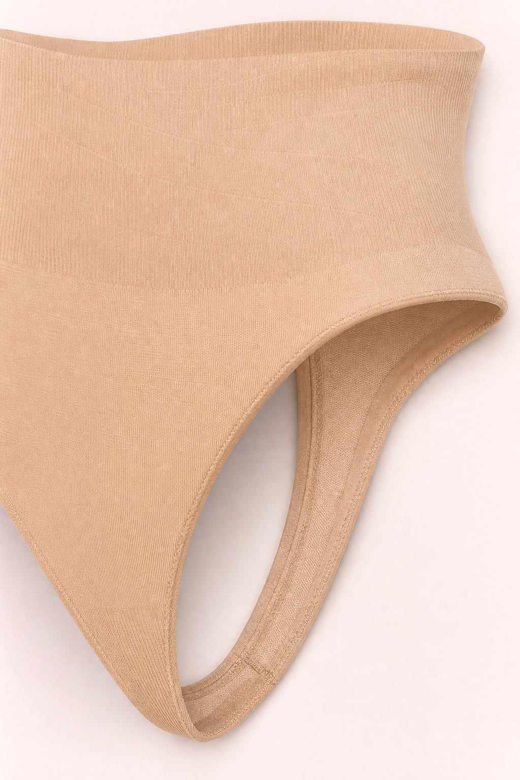High-Waist Thong Shaping Panties waistband material detail