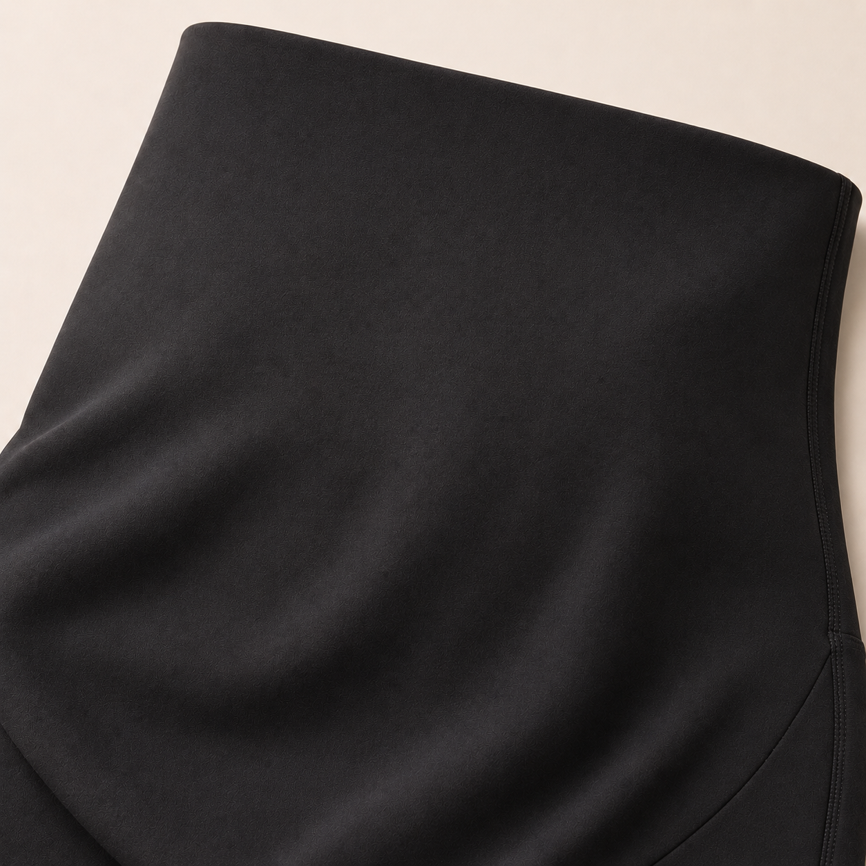 High-Waist Maternity Support Leggings belly panel detail