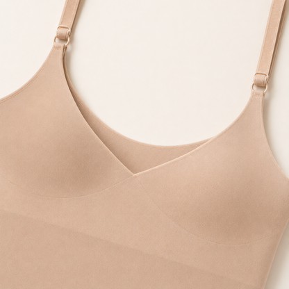 Seamless Full Slip Shapewear Dress lower closure detail