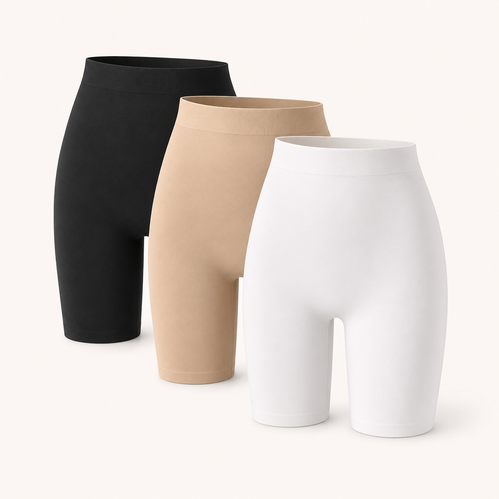3-Pack Seamless Slip Shorts product three-quarter view
