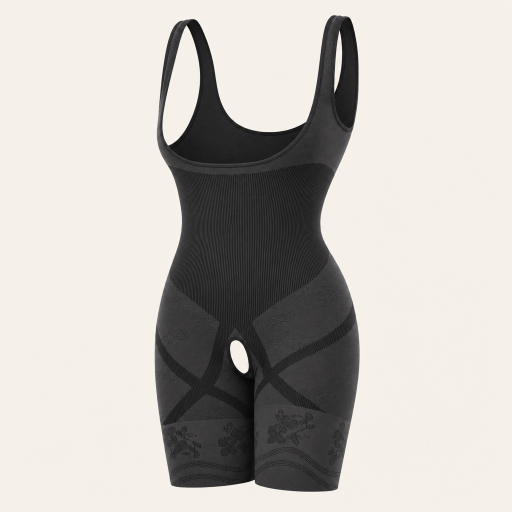 Full Body Shaper Slimming Bodysuit product black