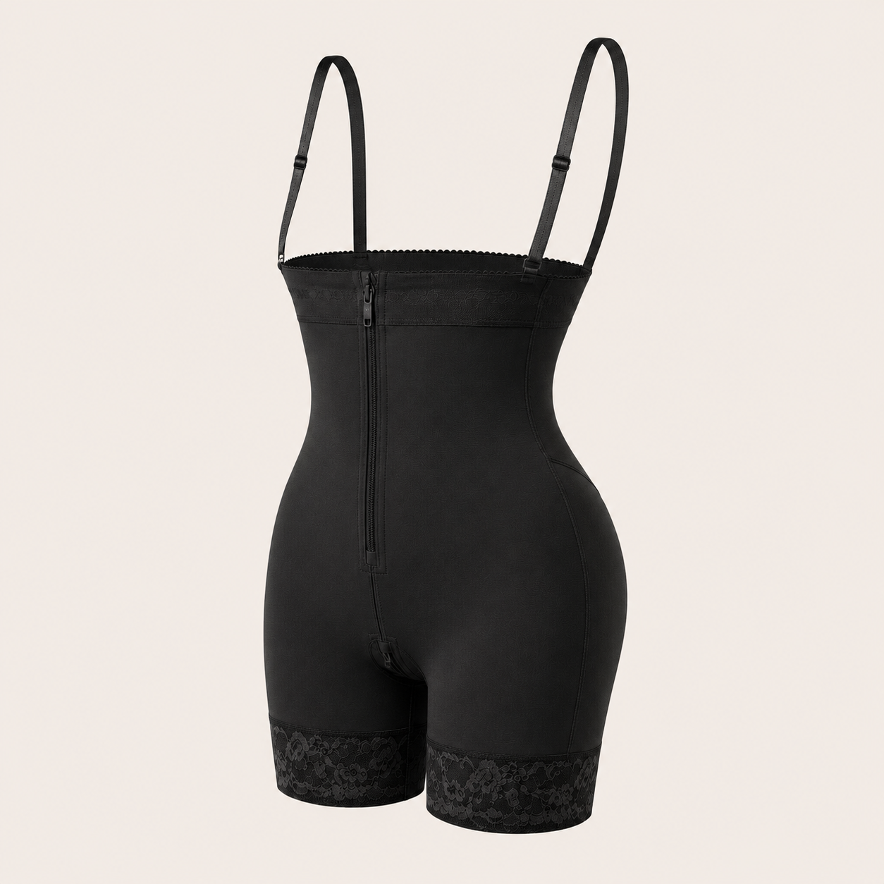 Open-Bust Tummy Control Compression Shaper Black product view