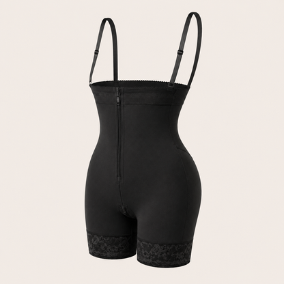 Open-Bust Tummy Control Compression Shaper Black product view
