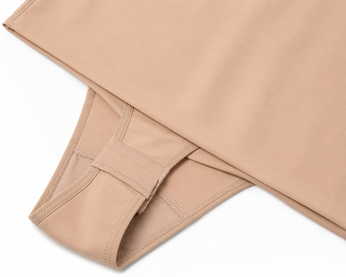 Seamless Full Slip Shapewear Dress fabric and closure detail