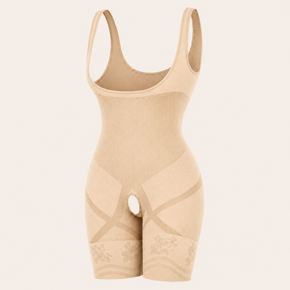 Full Body Shaper Slimming Bodysuit product warm beige