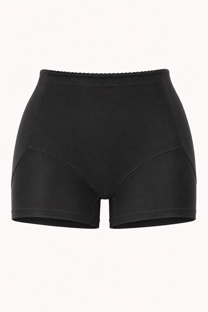 Seamless Butt Lifter Padded Panty Black product front view