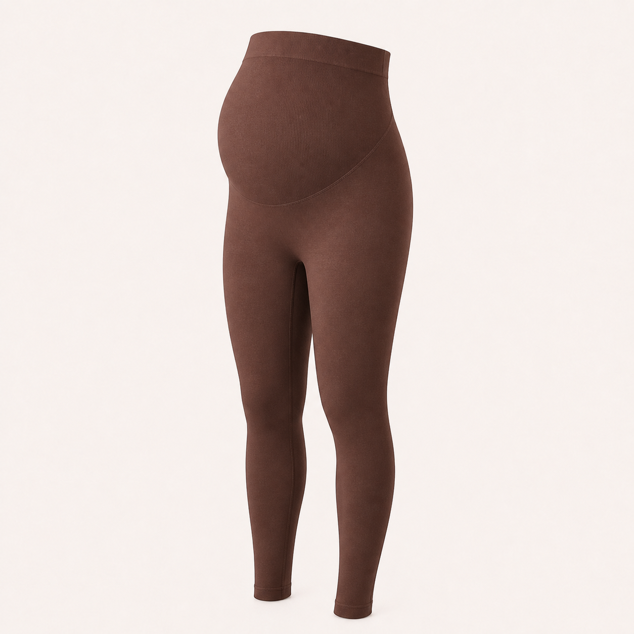 High-Waist Maternity Support Leggings Cocoa product view