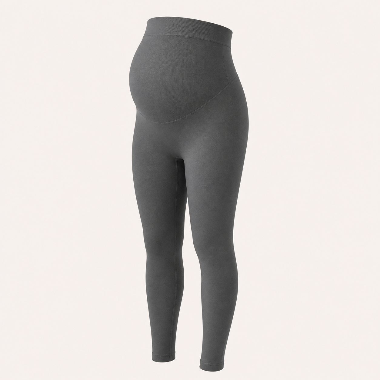 High-Waist Maternity Support Leggings Charcoal product view