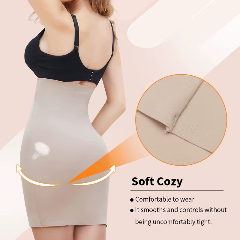 Wholesale Super Elastic Control Slips Women Slimming Underwear High Waist Body Shaper Tummy Control Panties Slip Modeling Corset