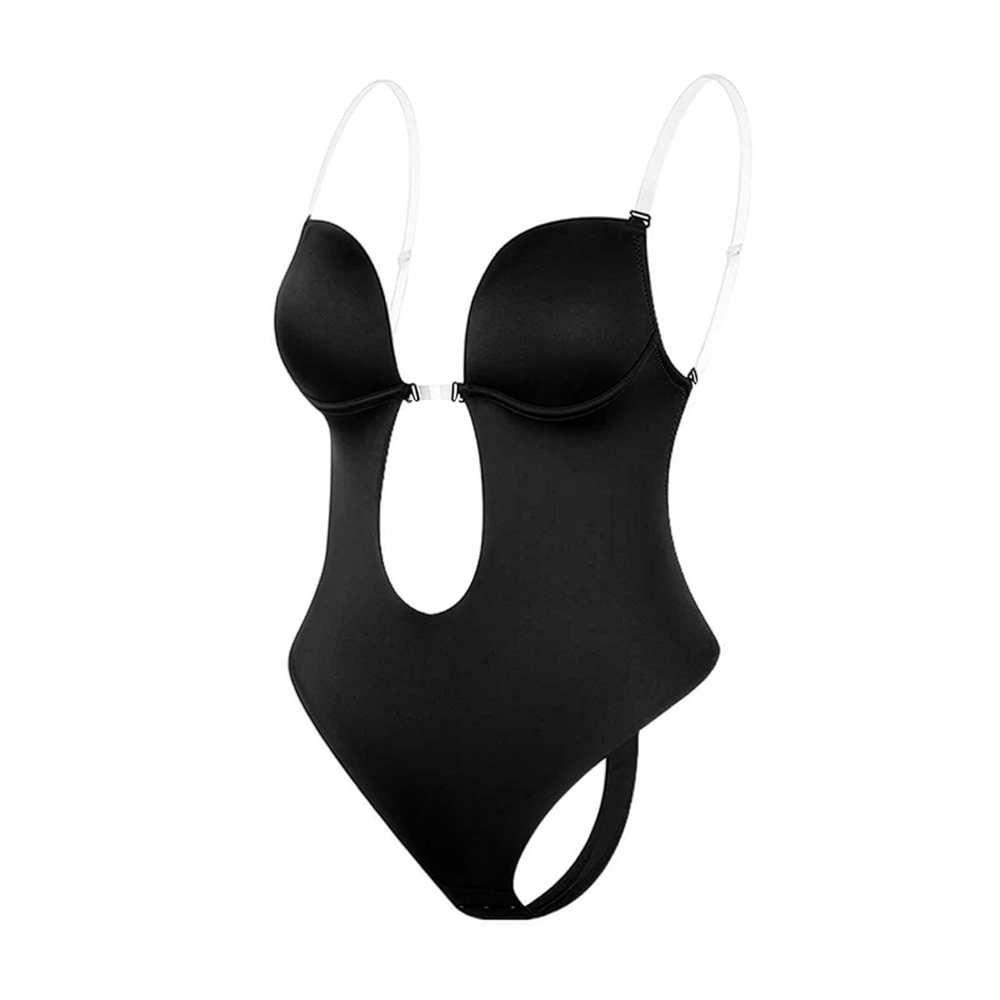 Deep V Backless Shaping Bodysuit