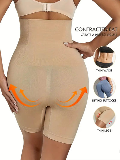 Hot High Waist Shaping Control Panties Boyshort Tummy Control Butt Lifting Slim Shorts Women'S Underwear Shapewear Body Shaper
